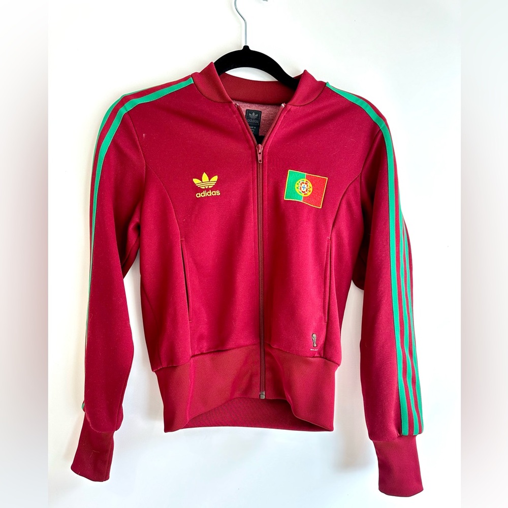 Vintage Adidas Portugal soccer jacket